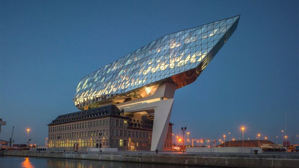 Port of Antwerp logistics hub in Belgium